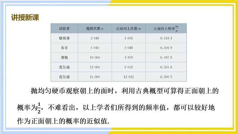 高中数学RJB必修第二册 第5章 5.3 5.3.4 频率与概率 PPT课件07
