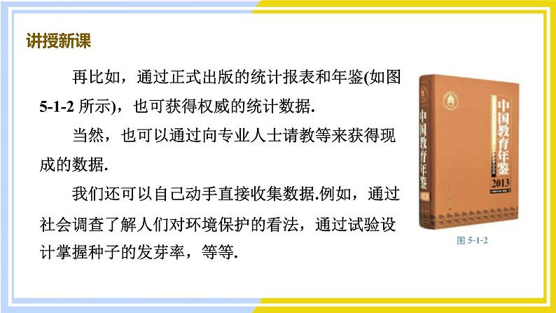 高中数学RJB必修第二册 第5章 5.1 5.1.1 第1课时 总体与样本及简单随机抽样 PPT课件04