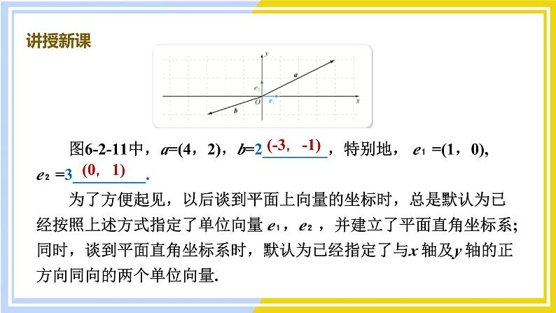 高中数学RJB必修第二册 第6章 6.2 6.2.3 平面向量的坐标及其运算 PPT课件07