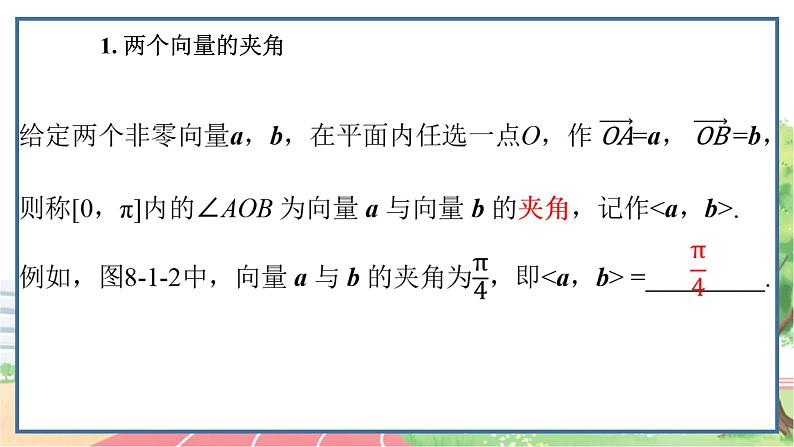 高中数学RJB必修第三册 8.1.1 向量数量积的概念 PPT课件04
