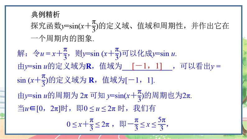 高中数学RJB必修第三册 7.3.2 正弦型函数的性质与图象 PPT课件08