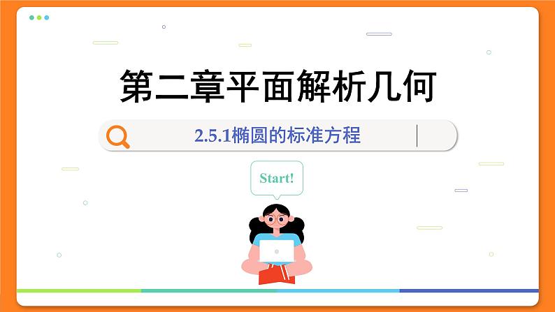 高中RJB数学选择性必修第一册 2.5.1椭圆的标准方程 PPT课件01