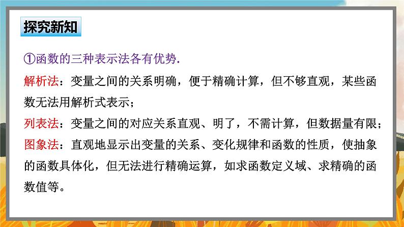 高中BSD数学必修第一册 2.2.2 函数的表示法 PPT课件第7页