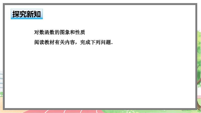 高中BSD数学必修第一册 4.3.3 对数函数y=logax的图象和性质 PPT课件02