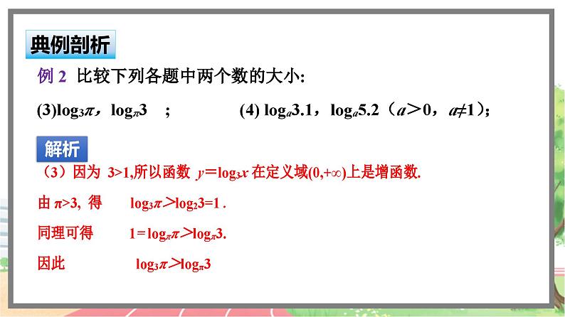 高中BSD数学必修第一册 4.3.3 对数函数y=logax的图象和性质 PPT课件07