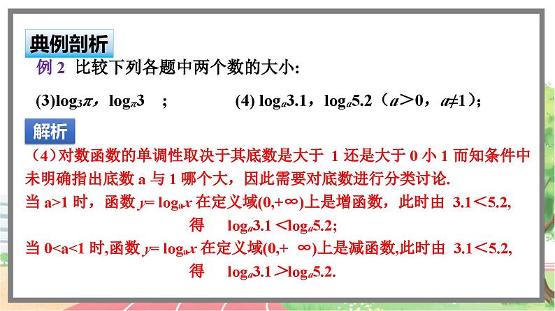 高中BSD数学必修第一册 4.3.3 对数函数y=logax的图象和性质 PPT课件08