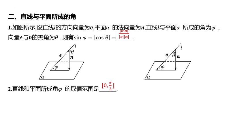 2025届高考数学一轮复习 第三章-第六节 空间角的计算课件第6页