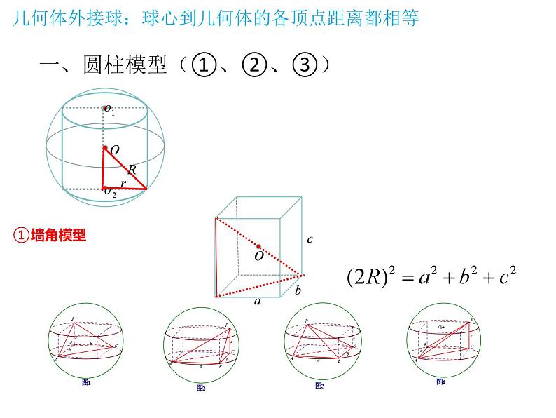 简单几何体的外接球与内切球专题课件-2025届高三数学一轮复习04