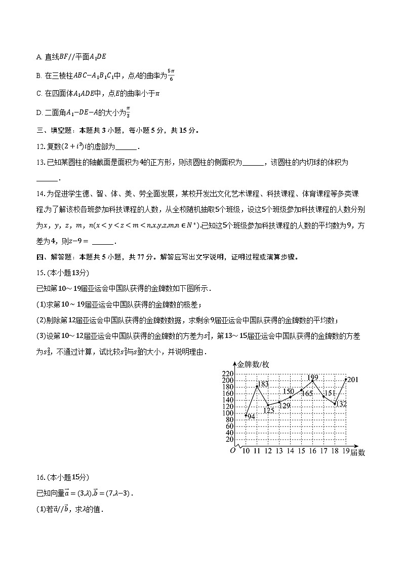 2023-2024学年河南省创新发展联盟高一（下）第三次月考数学试卷（5月份）（含答案）03