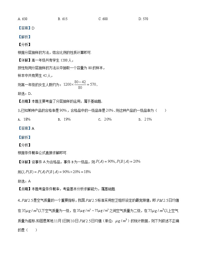 【期末真题】人教版高一下学期期末数学真题检测12（解析版）第2页