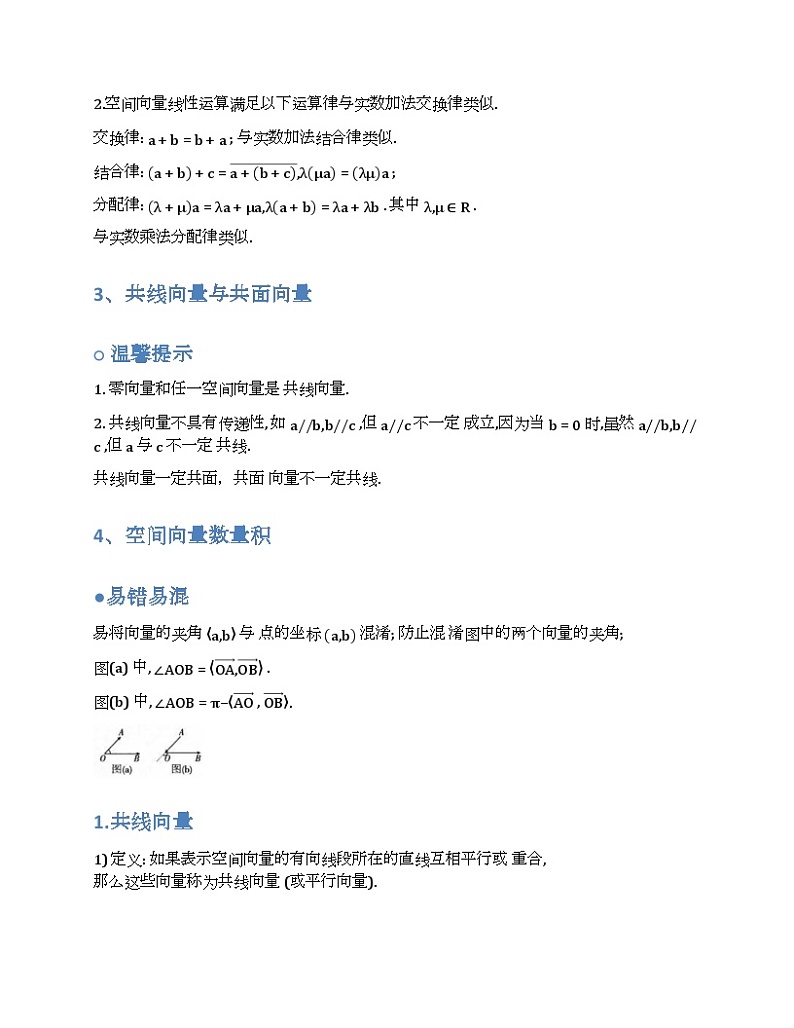2024新高考数学基础知识梳理与课本优秀题目巩固-模块13-空间向量-2025新高考数学专题第3页