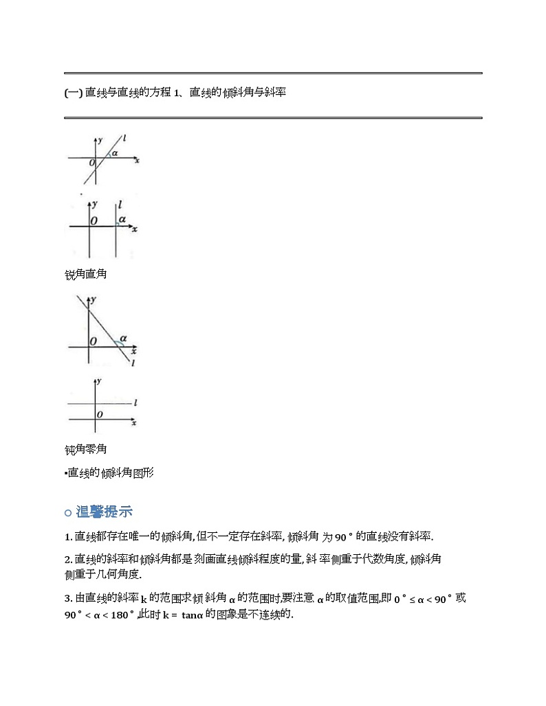 2024新高考数学基础知识梳理与课本优秀题目巩固-模块14-直线与圆-2025新高考数学专题第1页
