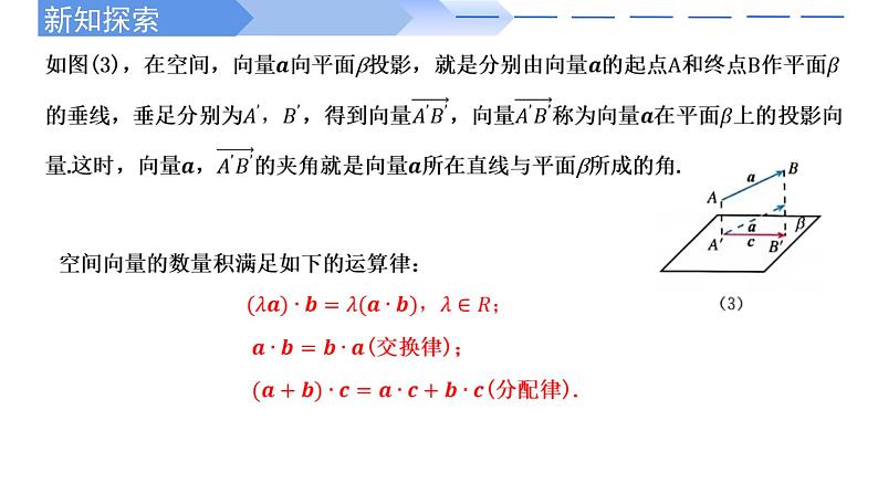 2024-2025 学年高中数学人教A版选择性必修一1.1.2空间向量的数量积运算PPT05