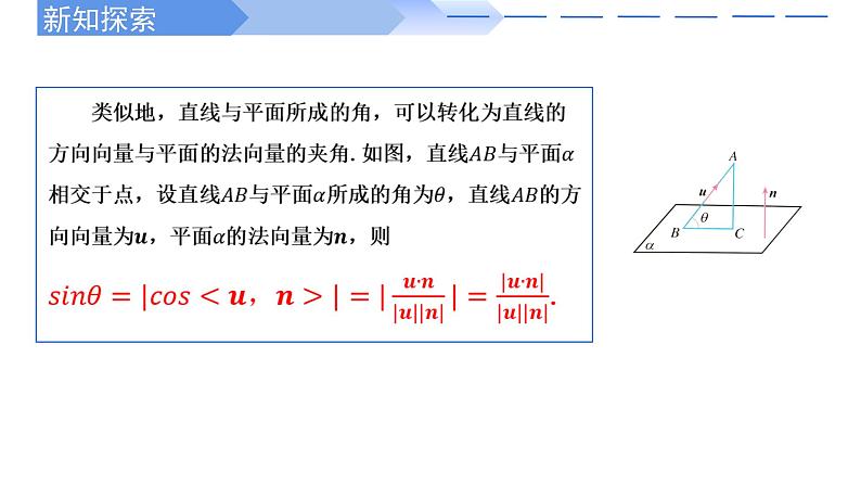 2024-2025 学年高中数学人教A版选择性必修一1.4.2用空间向量研究距离、夹角问题(第2课时)PPT06