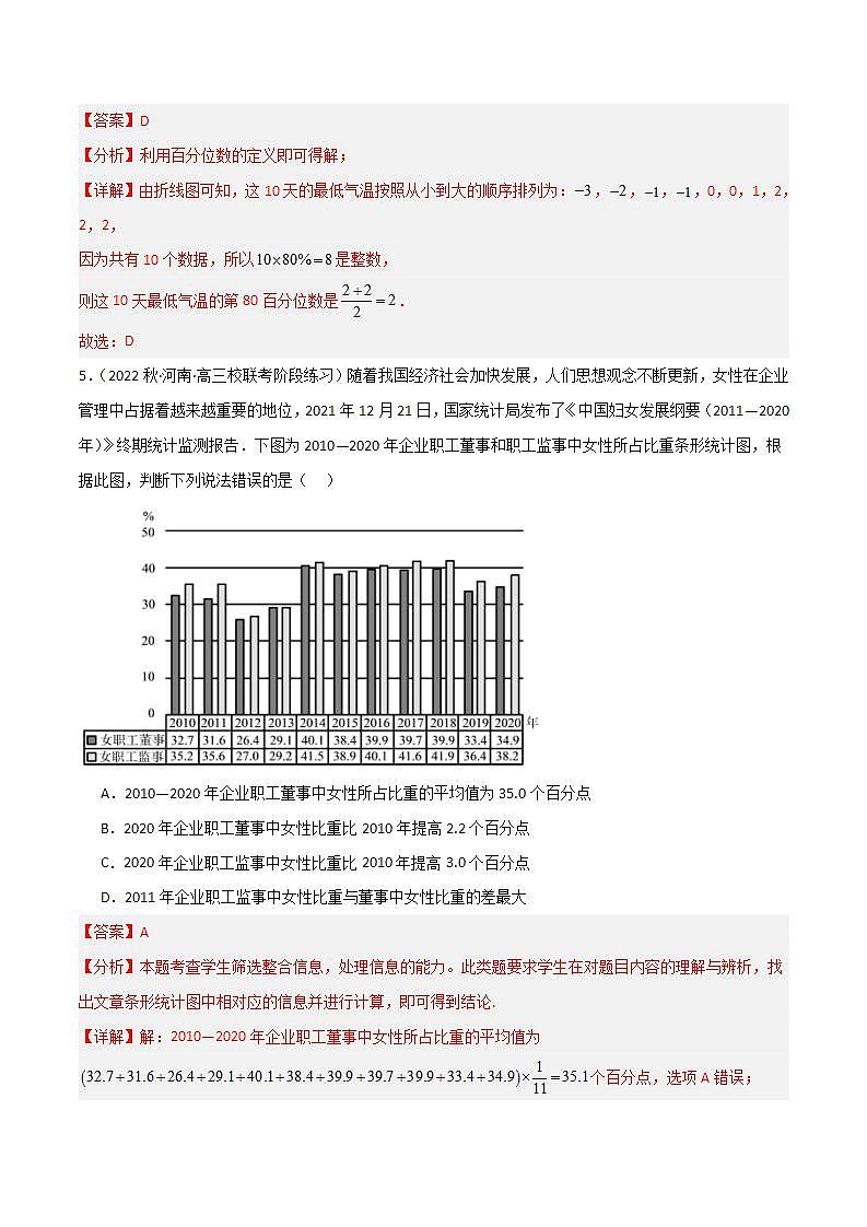 人教B版数学必修第二册5.4 《统计与概率的应用》课件+分层练习03