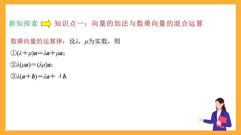 人教B版数学必修第二册6.1.5《向量的线性运算》课件+分层练习07