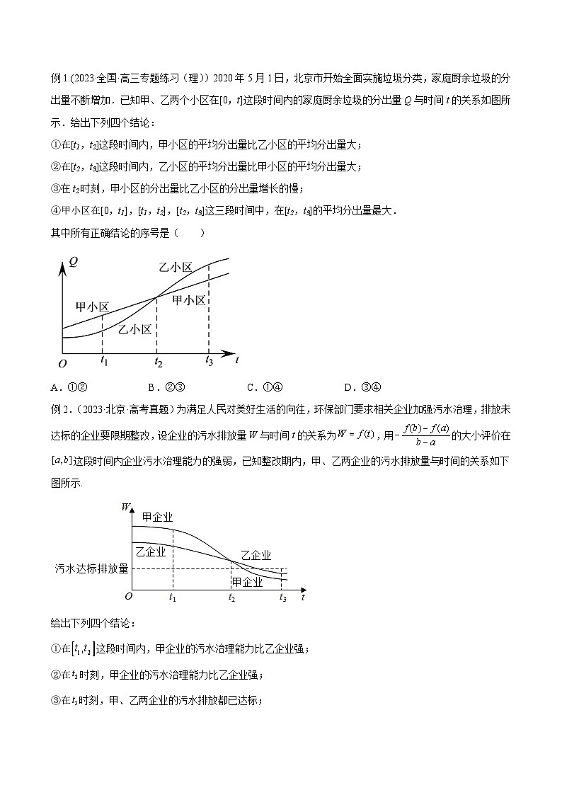 高考数学一轮复习知识点讲解+真题测试专题4.1导数的概念、运算及导数的几何意义(知识点讲解)(原卷版+解析)第3页
