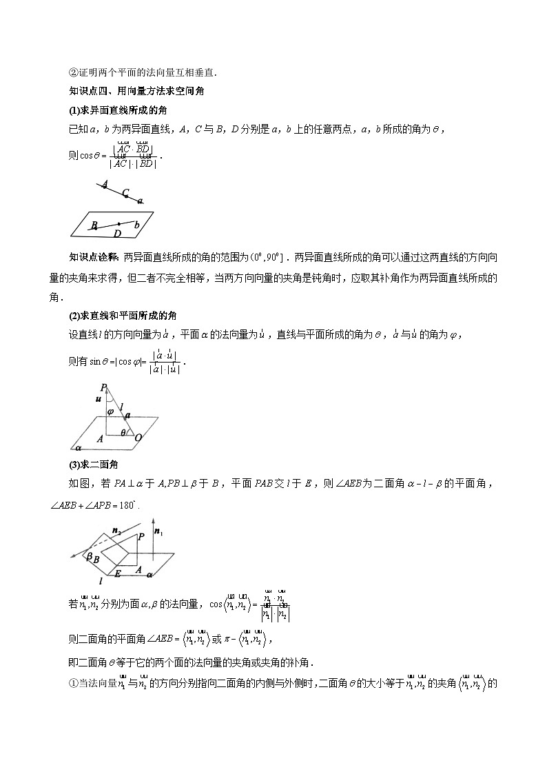 第07讲 空间向量的应用（七大题型）-2024年高中数学新高二暑期衔接讲义03
