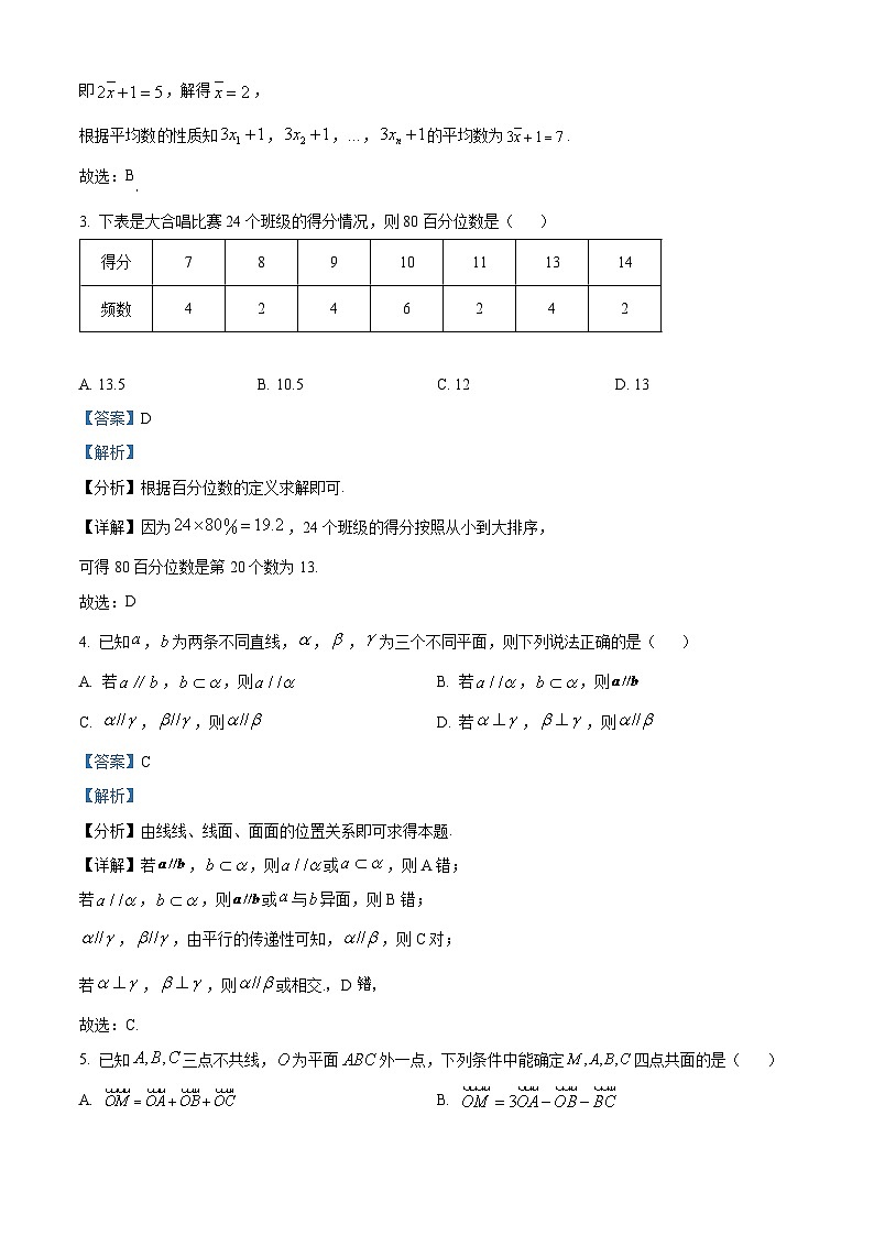 江苏省宿迁市2023-2024学年高二下学期6月期末考试数学试题（解析版）第2页