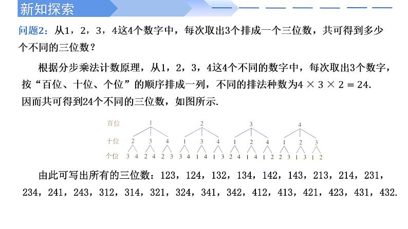 2024-2025 学年高中数学人教A版选择性必修三6.2.1 排列PPT第5页