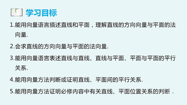 1.4.1 空间中点、直线和平面的向量表示（课时1）（课件） -2024-2025学年高二数学考试满分全攻略同步备课备考系列（人教A版2019选择性必修第一册）03