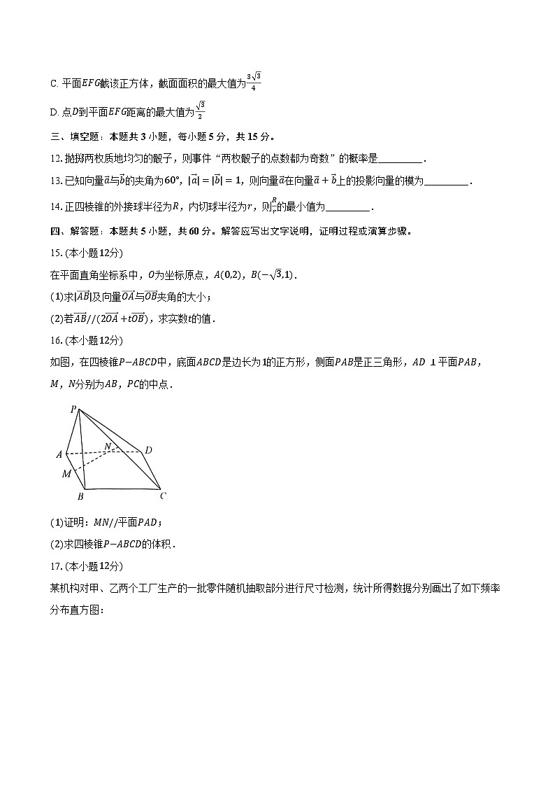 2023-2024学年浙江省绍兴市高一下学期6月期末数学试题（含答案）03