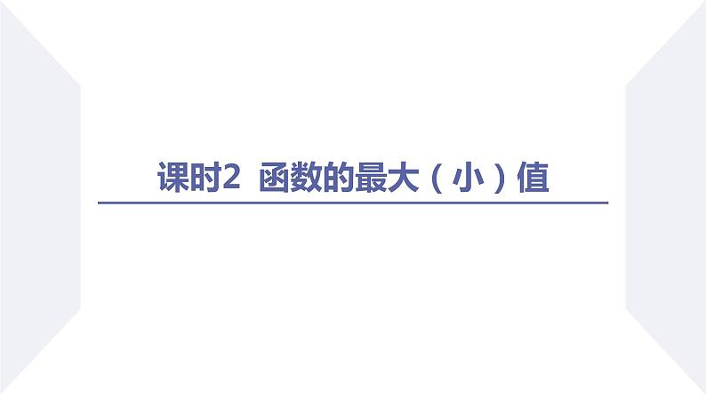 高一数学同步优品讲练课件（人教A版2019必修第一册）3.2 函数的基本性质（课时2 函数的最大（小）值）（课件）第2页
