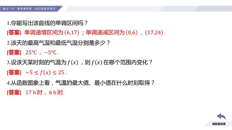 高一数学同步优品讲练课件（人教A版2019必修第一册）3.2 函数的基本性质（课时2 函数的最大（小）值）（课件）第6页
