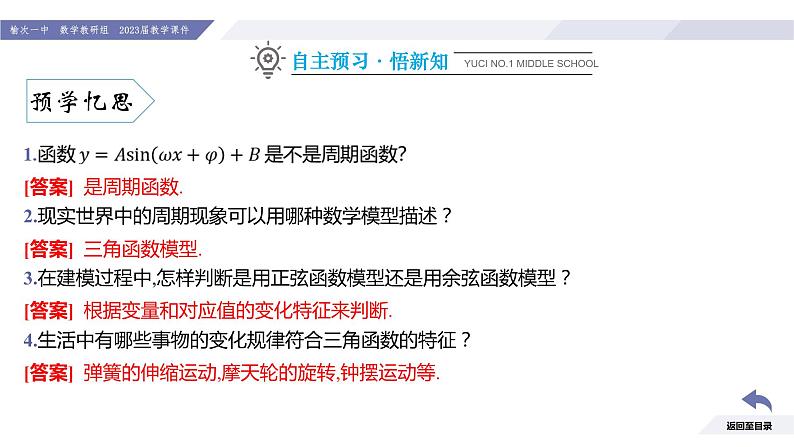 高一数学同步优品讲练课件（人教A版2019必修第一册）5.7 三角函数的应用（课件）04