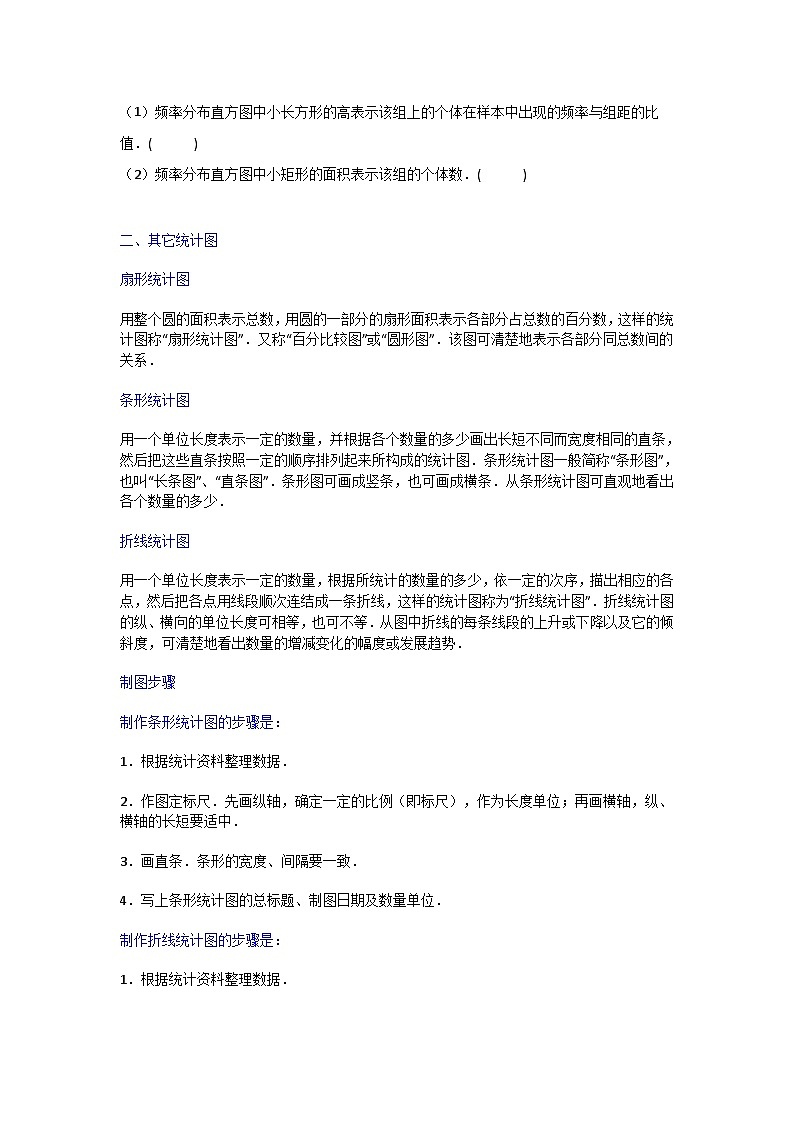 高一数学课堂抄重点讲义(人教A版2019必修第二册)9.2.1总体取值规律的估计(讲义+例题+小练)(原卷版+解析)第3页