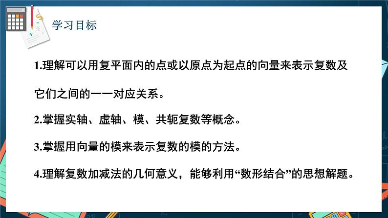 苏教版数学高一必修第二册 12.3 复数的几何意义 课件02