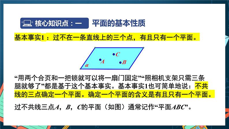 苏教版数学高一必修第二册 13.2 基本图形位置关系 课件07