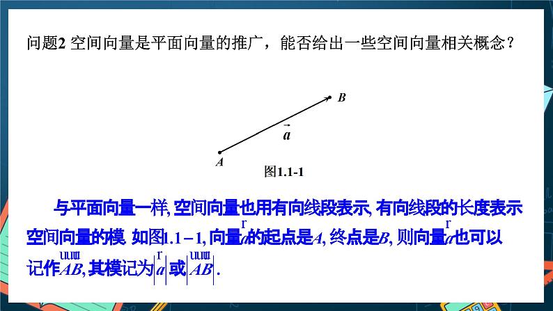 人教A版数学高二选择性必修第一册 1.1.1 空间向量及其线性运算 课件+教案05
