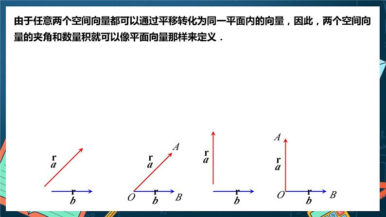 人教A版数学高二选择性必修第一册 1.1.2 空间向量的数量积运算 课件+教案05