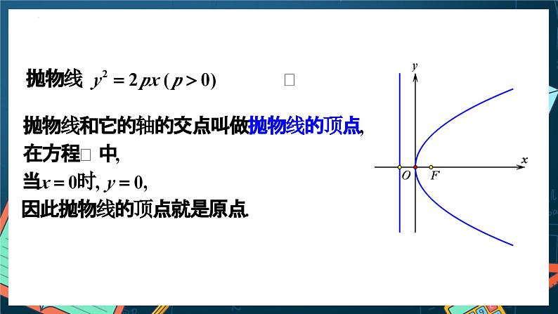 人教A版数学高二选择性必修第一册 3.3.2 抛物线的简单几何性质 第1课时 课件+教案06