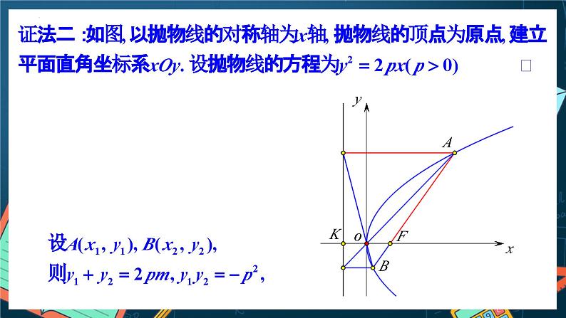 人教A版数学高二选择性必修第一册 3.3.2 抛物线的简单几何性质 第2课时 课件+教案07