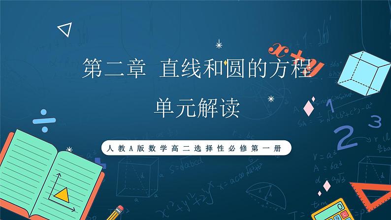 人教A版数学高二选择性必修第一册 第二章 直线和圆的方程 单元解读 课件01