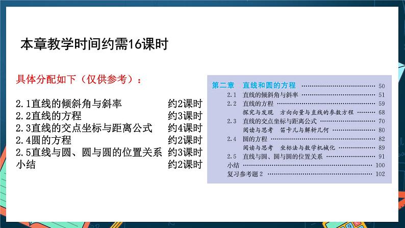 人教A版数学高二选择性必修第一册 第二章 直线和圆的方程 单元解读 课件04