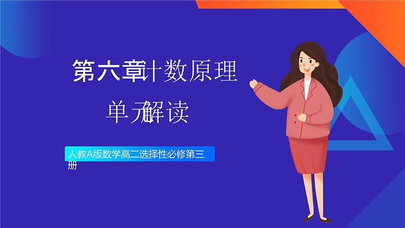 人教A版数学高二选择性必修第三册 第六章 计数原理 单元解读 课件01