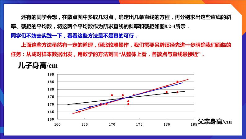 人教A版数学高二选择性必修第三册 8.2.2 一元线性回归模型参数的最小二乘估计(第1课时) 课件+教案06