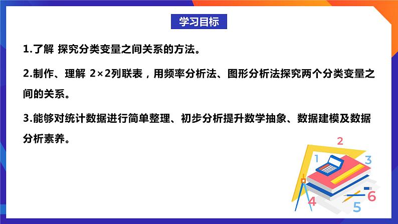 人教A版数学高二选择性必修第三册 8.3.1 分类变量与列联表 课件+教案02