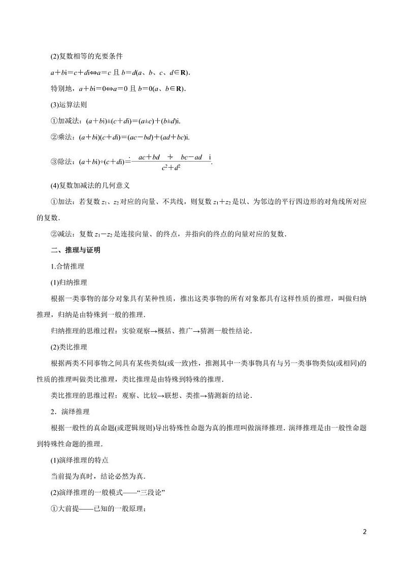高中数学知识清单-专题18 算法、复数（考点解读）（原卷+解析版）02