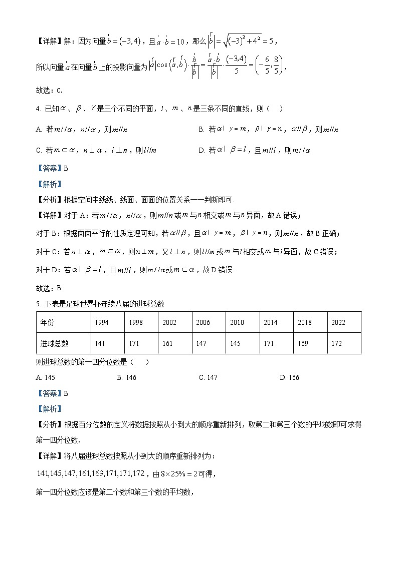 2024邵阳邵东223-高一下学期期末考试数学试题含解析02