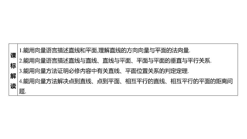 2025年高考数学一轮复习 第八章-第六节-第1课时 空间平行、垂直与距离问题【课件】03