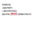 2025年高考数学一轮复习-第八章-第三节-空间直线、平面的平行【课件】