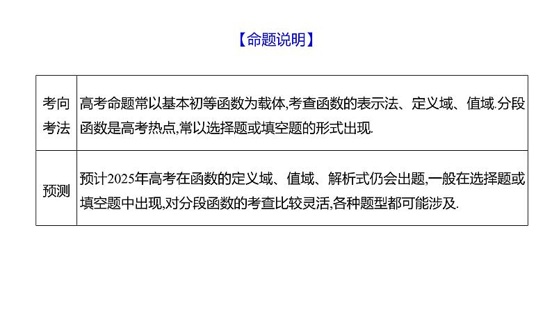 2025年高考数学一轮复习-第三章-第一节-函数的概念及其表示【课件】第3页