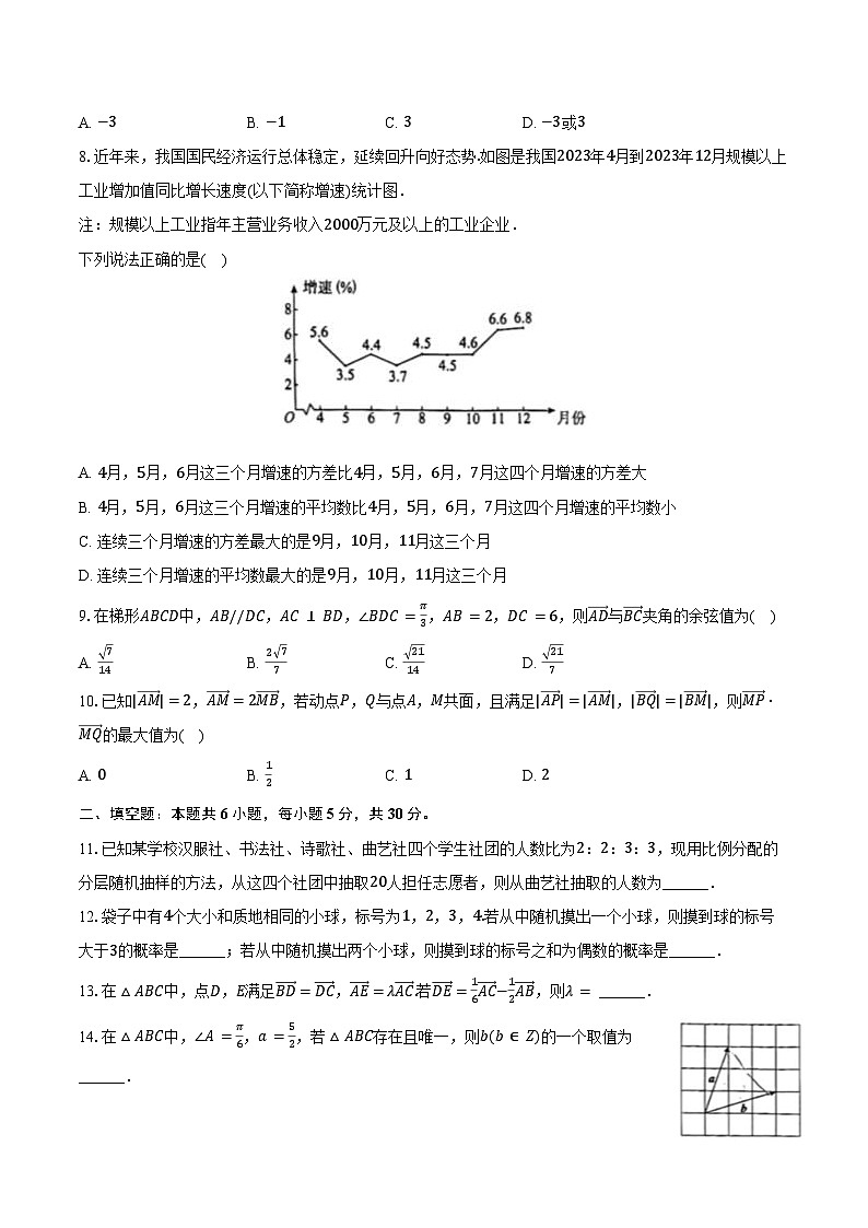 2023-2024学年北京市朝阳区高一（下）期末数学试卷（含答案）02
