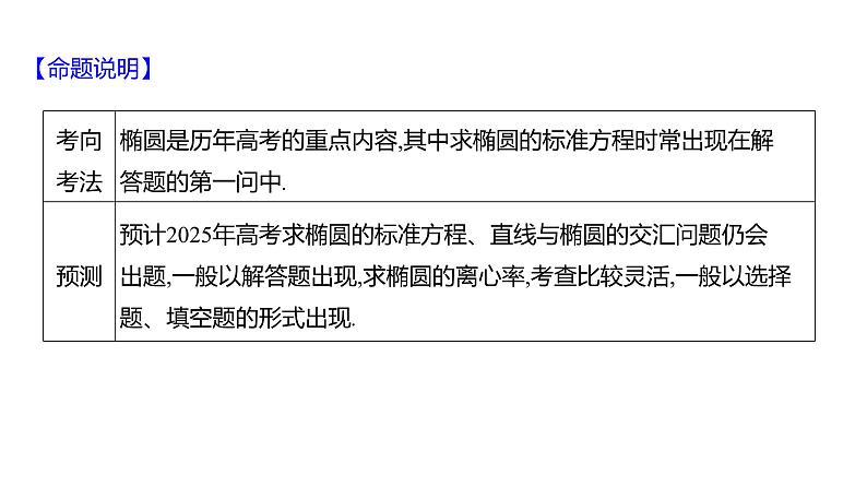 2025年高考数学一轮复习-9.5.1-椭圆的定义及标准方程【课件】03