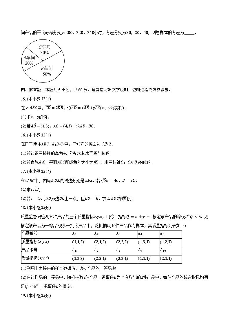 2023-2024学年河南省周口市鹿邑县高一下学期7月期末数学试题（含解析）03