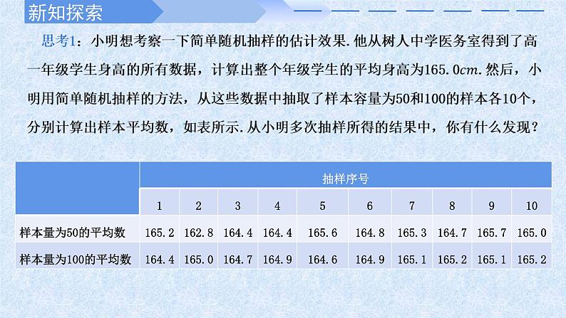2024-2025学年高中数学人教A版必修二9.1随机抽样PPT+导学案+分层作业（学生版+教师版）+教案（教学设计）05